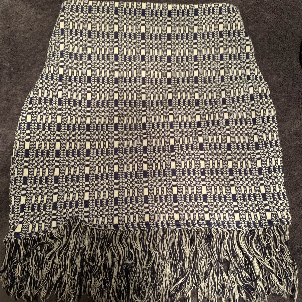Fashionable fringed zara skirt size small